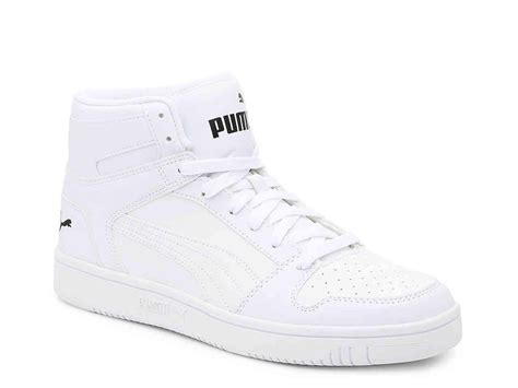 puma sneakers for men white|puma high top sneakers white.